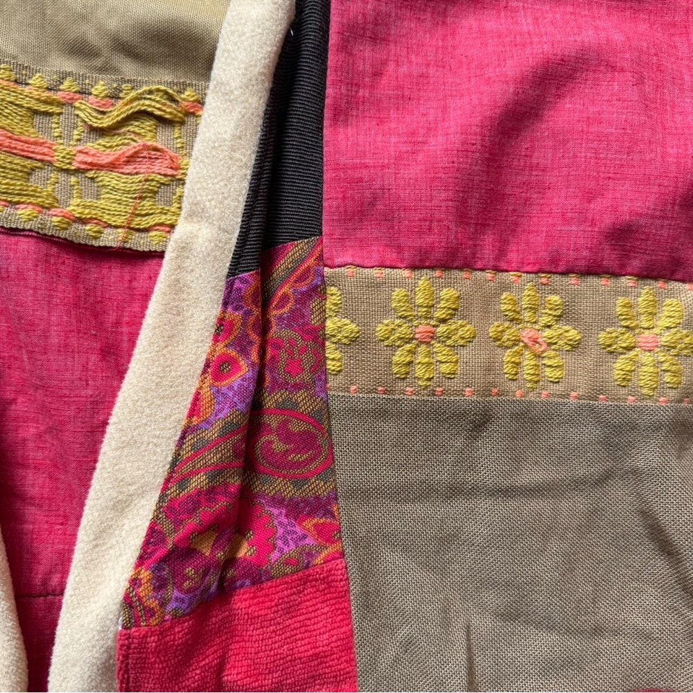 Vintage Handmade Patchwork Jacket - image 8
